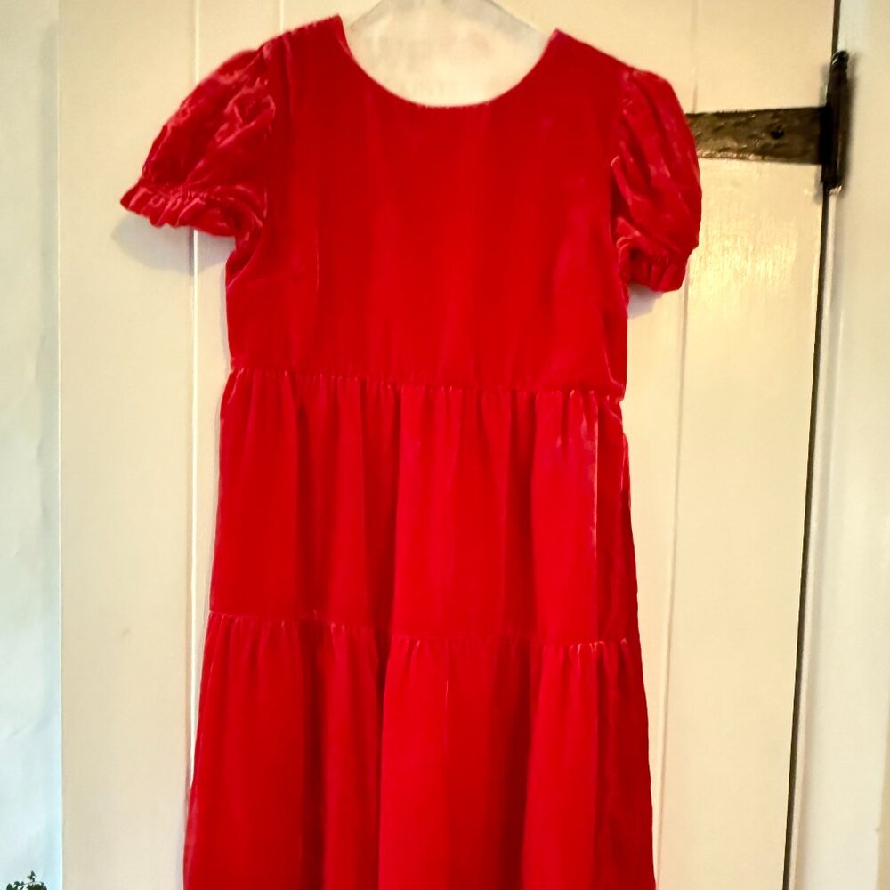 Jcrew - Crewcuts Holiday Velvet dress. Worn once!